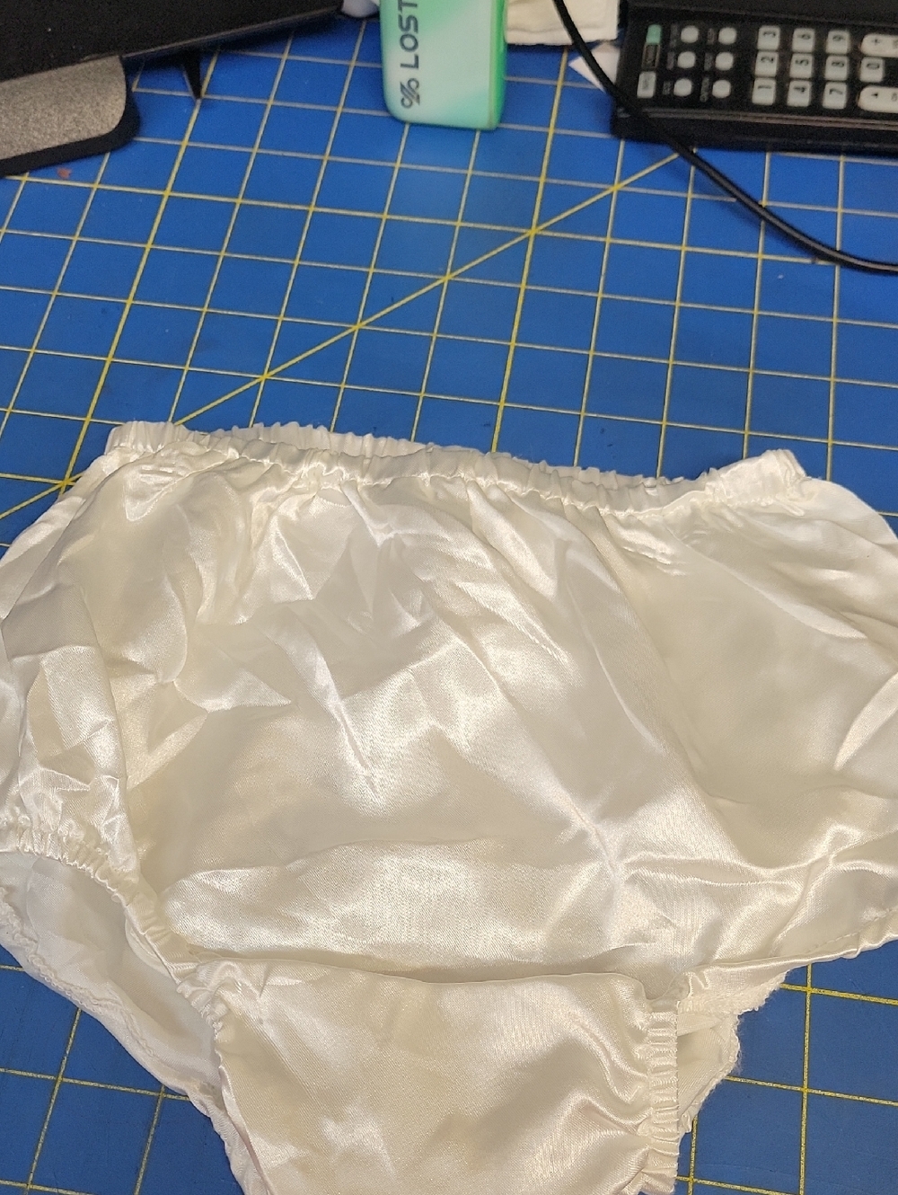 Rare Editions Satin Bloomers Cream 24 Months